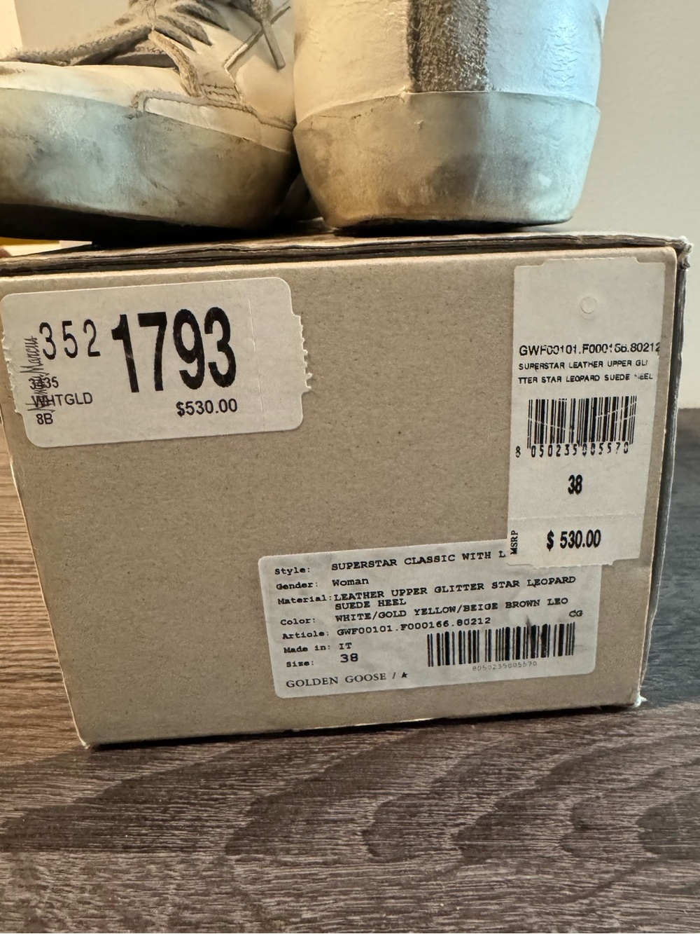 Golden Goose Sneakers with Leopard Accent - Picture 5 of 6